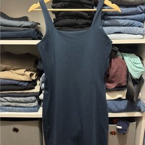 Girlfriend collective Navy Blue exercise  Dress